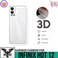 GARSKIN INFINIX HOT 12 SKIN HANDPHONE CARBON 3D