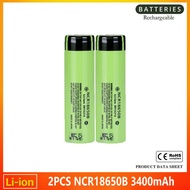 (Ready Stock) Panasonic 18650 NCR18650B 3.7V Rechargeable battery 3400mah battery For toys Fan