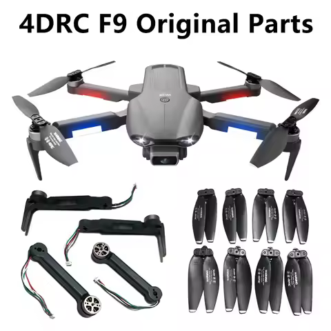 4DRC F9 RC Drone Accessories Spare Parts Propeller Shell Camera Front Rear Arm A B Set Receiver Boar