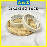 AtuZ [ReadyStock] Masking Tape/Masking Tape White Tape Kertas Packaging Tape (18mm/24mm)