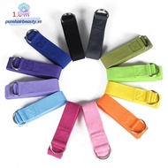 PUREHAIRBEAUTY Yoga Strap, Durable Cotton 1.8mx3.8cm Exercise Straps,  Flexibility Adjustable D-Ring