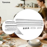 [Vaveren] Pottery Measuring Combination Tools Set Pottery Rulers Sturdy Beginner