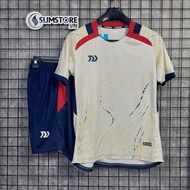 Áo Thể Thao Không Logo Hades 2 Kem - Áo Đá Banh Bulbal Cao Cấp