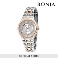 Bonia 2 Tone Rose Gold Sapphire Glass Women Watch (30mm) BNB10594-2613