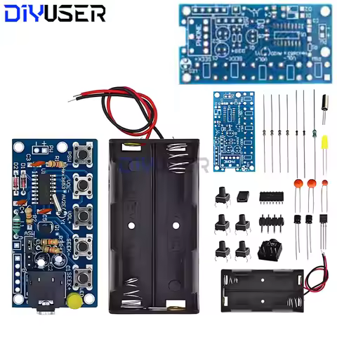 FM Radio Receiver Module PLL Digital Stereo DIY Kit for Car Home Audio 76-108MHz 1.8V-3.6V PCB Board