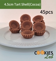 4.5CM CHOCOLATE TART SHELL 45PCS/4.5CM COKLAT KULIT TART 45PCS/readymade