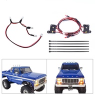 TRX4M f150 Simulation Front Headlight Rear Taillight LED Lights Group Roof Lamp Light For 1/18 TRX4M
