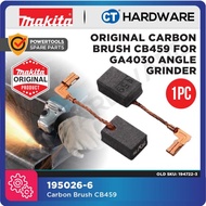 Makita 195026-6 Original Carbon Brush CB459 for GA4030 Corded Angle Grinder - 1PC