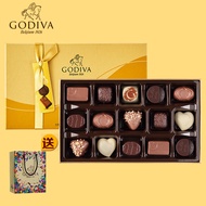 歌帝梵（GODIVA）巧克力礼盒金装15颗比利时原装进口零食生日情人节礼物送女友老婆