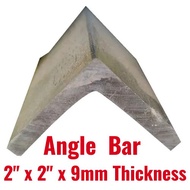 ANGLE BAR Mild Steel size 2" x 2" Tickness 9mm+- ( Besi ) Angle Bar / Angle Tube