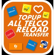 💥PADU💥 RM10-50 | Pin Code &amp; Instant Topup Transfer - Celcom Digi Umobile Maxis Hotlink (Recharge Top Up Reload)