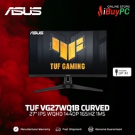 ASUS TUF Gaming VG27WQ1B 27" IPS WQHD 1440P 165Hz 1ms Curved Gaming Monitor