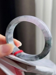 冰種 天然翡翠 緬甸 A玉 玉鐲 • 冰種紫烏雞翡翠貴妃鐲