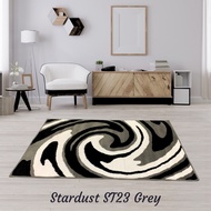 STARDUST CARPET 100 X 150 ST23 GREY Minimalist GREY Carpet
