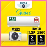 Midea Inverter Aircond R32 Xtreme Series [1.0HP - 2.5HP] - MSXS-CRDN8