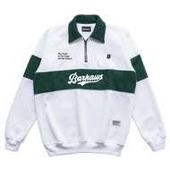 White Half Zipper Rugby Sweater Men's Half Zipper/