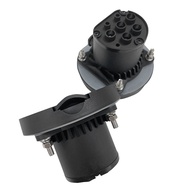 【BBI】-1 PCS EV Charging Socket Outlet Type 2 Socket Connector 4 Point Fixed European Standard IEC 62