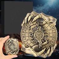 7 in 1 Fidget Spinner Roulette DND Dice Wizard Magician Metal Dice Role Playing European American Fa