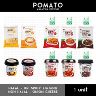 Yopokki Halal Topokki Instant Tteokbokki Rappokki Rice Cake Korea Original Hot Spicy Jjajang Cheese 
