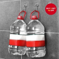 ChatGPT 说：  10PCS Transparent Stainless Steel Hooks – Wall-Mountable, 5kg Load, 180° Rotatable (7x7c