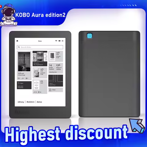 KOBO Aura edition2 ebook eReader N236 eink 212PPI kindle front light 4G/16GB/32GB электронная книга 
