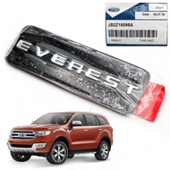 โลโก้ติดแก้ม "EVEREST" แท้ จำนวน 1ชิ้น สีดำ 9x0.3x3.5cm. Ford Everest SUV ฟอร์ด เอเวอเรส 4ประตู ปี 2016-2018 สินค้าราคาถูก คุณภาพดี Sticker Decal Side Vent Door Genuine