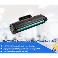 107A W1107A Compatible Black Toner Cartridge for HP 1072/107w/MFP 1352/135w/137nw Printers with Chip