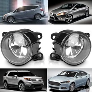 Pair of Front Fog Lights RH LH Compatible With Ford C-Max Fusion 2013-2016 & Explorer 2011-2015 & Fi