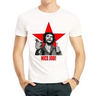 【可選兒童尺寸】切格瓦拉T恤個性白色短袖趣味搞怪印花衣服男 Che Guevara tshirt