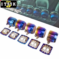 【ITSOK】Titanium Defi Meter Stand / Ring Cap Defi Titanium Meter Stand / Ring Cover Cap Rainbow Style