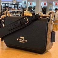 ™❣Coach F80614 Small Jes Messenger in Signature Canvas Women Crossbody Sling Bag