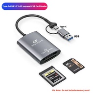 2 in 1 Type-C/USB Gen 3.1 To CFexpress Type A B SD Card Reader Adapter for Nikon Sony Camere CardRea