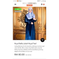 RAYA dgn Bella Ammara jubah teal