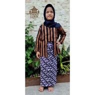 Girls' Lurik Kebaya Dress/New Girls' Top/Girls' Kebaya Top