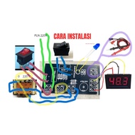 Elko led auto test module 0-500vVOLT AC 220V supply Kapasitor Kipas Siling Capacitor Fan Capacitor K