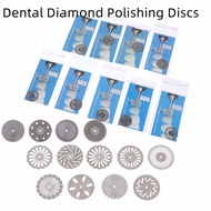 Dental diamond polishing disc double-sided polishing handle mandrel bur rotary cutting disc ceramic teeth whitening disc yake suitable for polishing machine