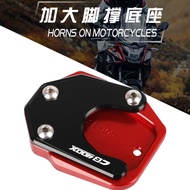 Suitable for Honda CB400X Modified Extra Large Foot Support Base Side Support Widened Fixed Base Anti-slip Thickened Accessories