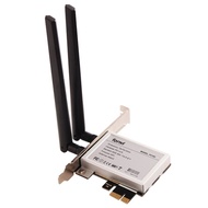 WiFi 6 Intel AX200 9260 8265 8260 M.2ถึง PCI Express 1X Wireless Adapter Converter พร้อม2x เสาอากาศ 