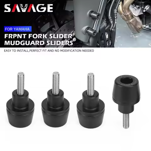 Front Fender Fork Slider Protector For YAMAHA MT09 MT07 MT01 YZF R7 R6 R1 R1M FZ8 FZ1 FJR1300 Motorc