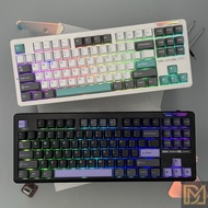 [LOCAL STOCK] LingBao K87 Keyboard TKL RGB 3 Modes Hotswap 87 Key Gasket Mount Mechanical Keyboard