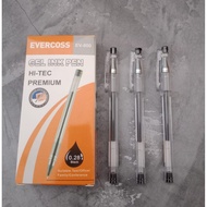 [12 PCS] Pen Hitech Evercoss EV-800 0.28mm Ballpoint Pen/