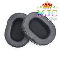MJC ฟองน้ำหูฟัง ฟองน้ำสำรองสำหรับหูฟัง Audio Technica ATH-MSR7 M50X M20 M40 M40X SX1 มีขอบ