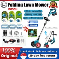Lawn mower 9980VF Battery Multifunction Mesin Rumput Cordless fold Pemotong rumput grass cutter prun