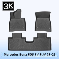 Suitable for Merces Benz EQS FY SUV 2023-2025 3D All-Weather Material TPE Foot Pad