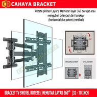 TV Bracket 65 55 50 43 32 Inch Rotating TV Bracket/ Rotating TV Bracket Portable TV Bracket