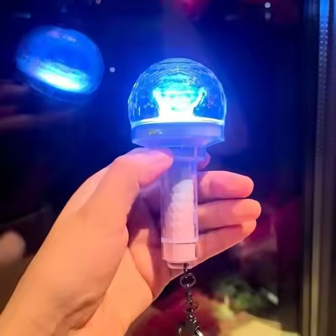 Kpop Idol JEONGHAN WONWOO Mini Lightstick Keychain 10th Anniversary Glow Stick Keyring Fan Gifts