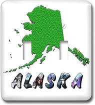 3dRose lsp_47308_2 State Map Of Alaska Toggle Switch