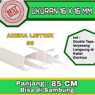 TF 16 x 16 MM DUCT tape CABLE + Double tape dak cable/ kitchen door rail strip/