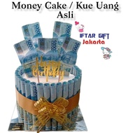 Kue Ultah Uang Asli / Kue Tart Uang / Money Cake /Kue Uang Ulang Tahun