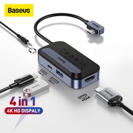 Baseus USB C Hub USB 3.0 Adapter SD TF Card 4K HDMI-compatible 6 in1 /4 in 1 Type C Hub for iPad Pro